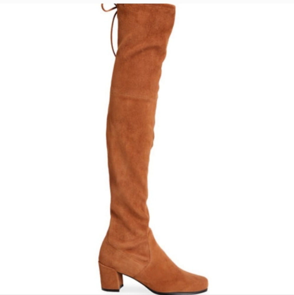 STUART WEITZMAN Hunterland Suede Over-The-Knee Boots (OTK) - Picture 2 of 10